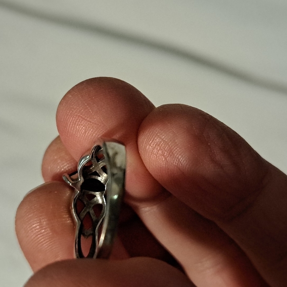 Sterling Silver London Blue Stone - Picture 2 of 3